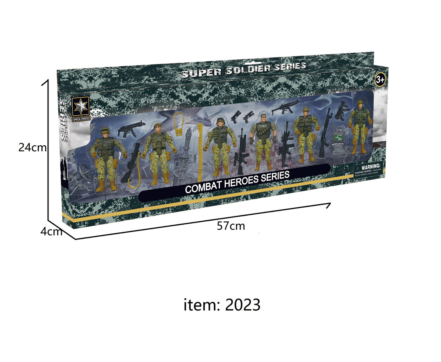 TOYBILLION Military Toy Playset with Soldiers Army Men Figures and Weapon Gear Accessories Military Combat Toys