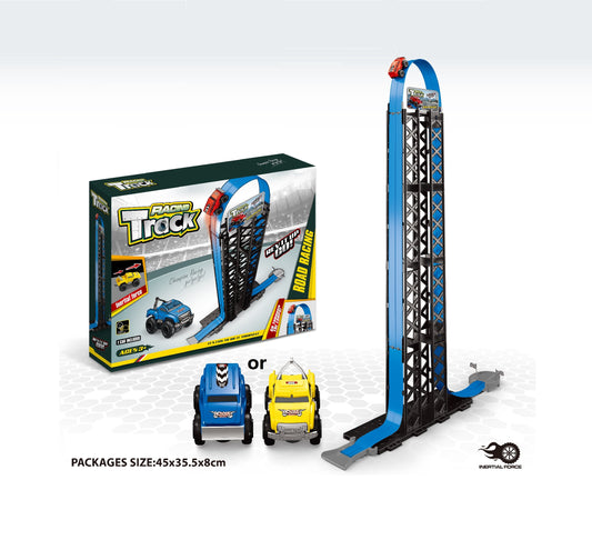 TOYBILLION Magnetic Anti-Gravity Racing Roller Coaster Track Playset--088-5