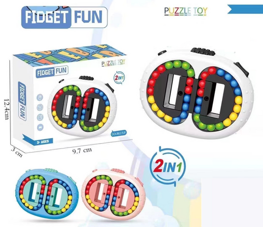TOYBILLION Double-side Rotating Magic Bean Puzzle Fidget Toys