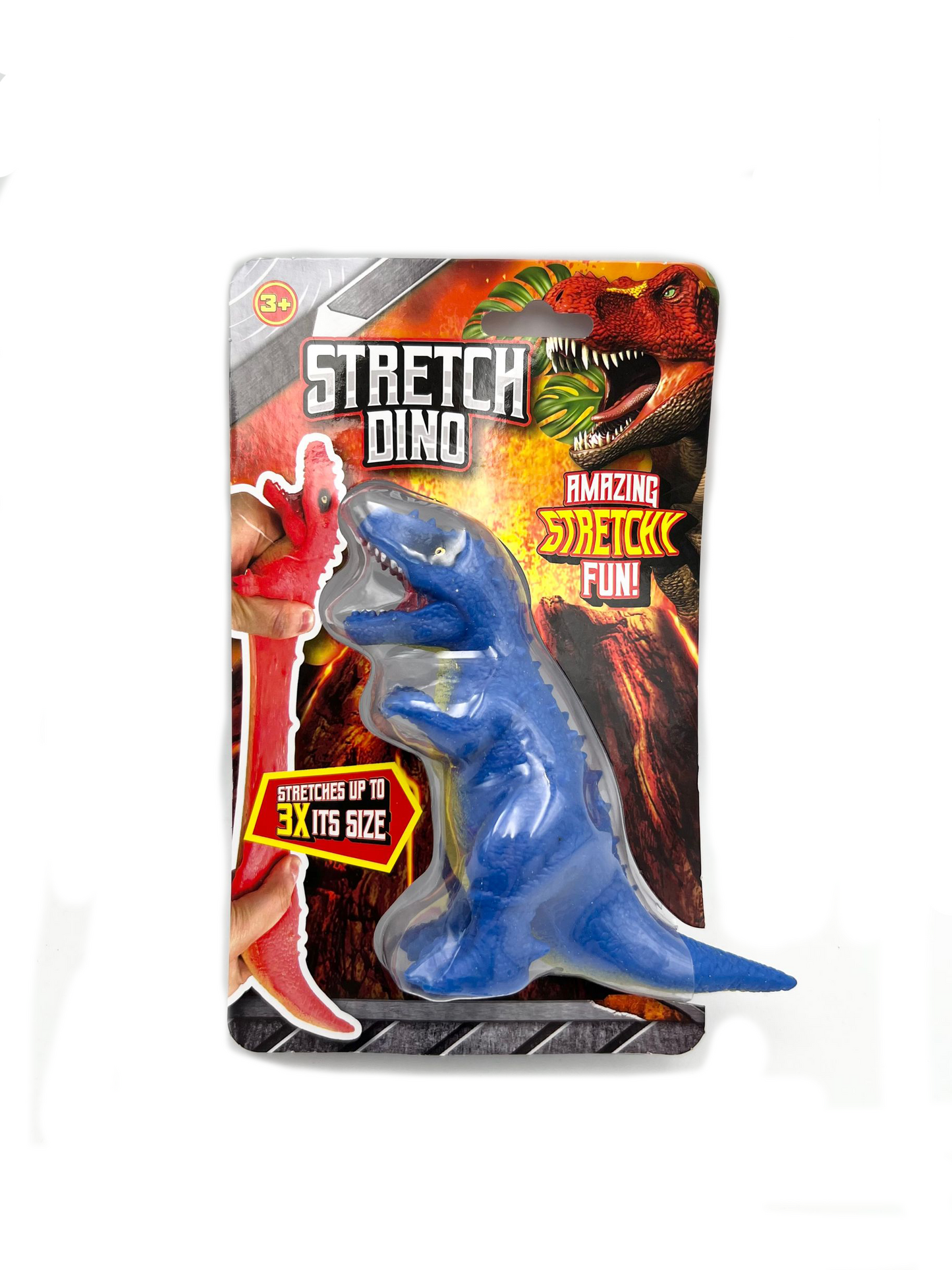 TOYBILLION Stretch Dinosaur Fidget Toy Stress Relief Toy for Adults and Kids --Blue/Green/Red