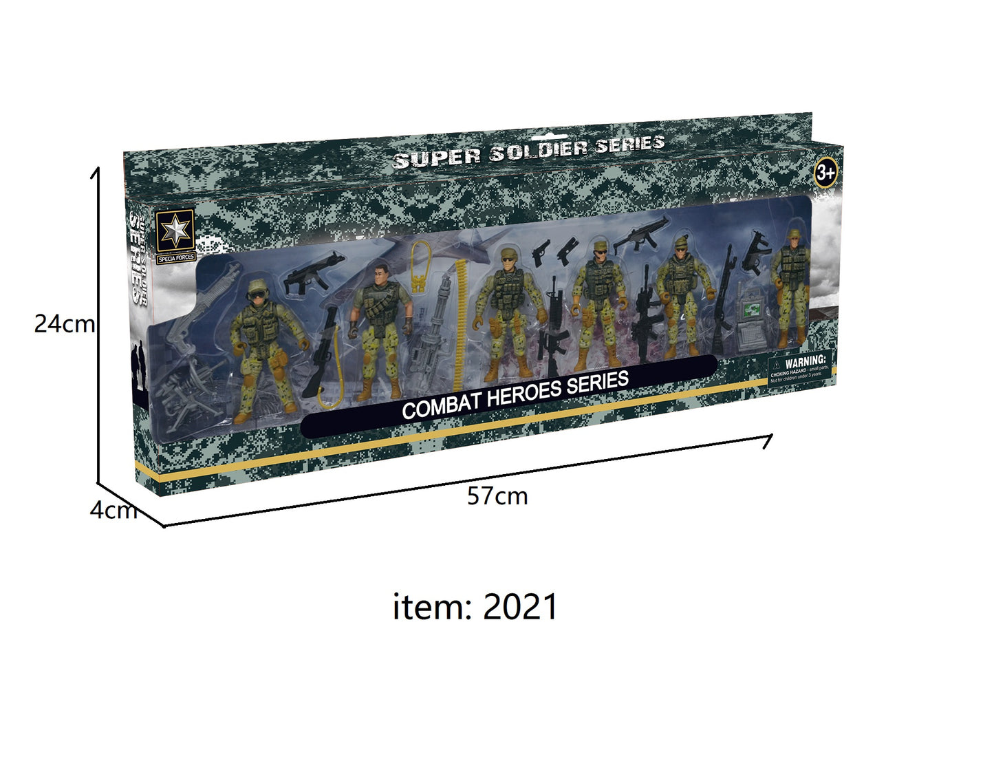 TOYBILLION Military Toy Playset  with Soldiers Army Men Figures and Weapon Gear Accessories Military Combat Toys