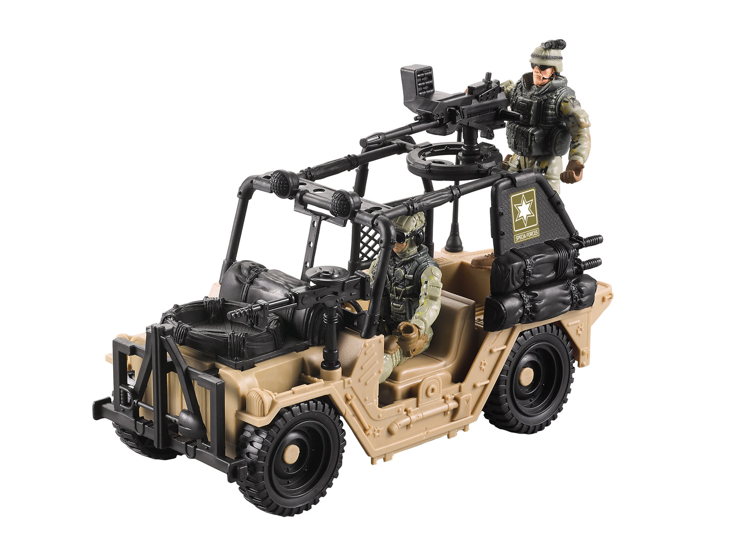 TOYBILLION Military Truck with Soldier Army Man- No.2035