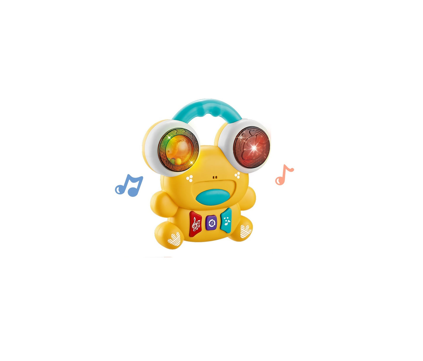 Toybillion Baby Musical Frog Drum with Light & Sounds