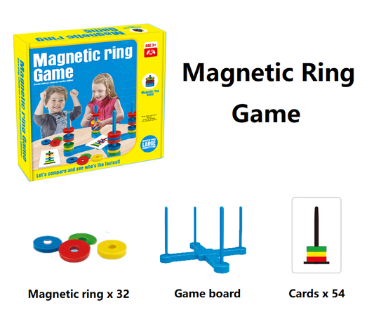 TOYBILLION  STEM Magnetic Ring Game Board Game