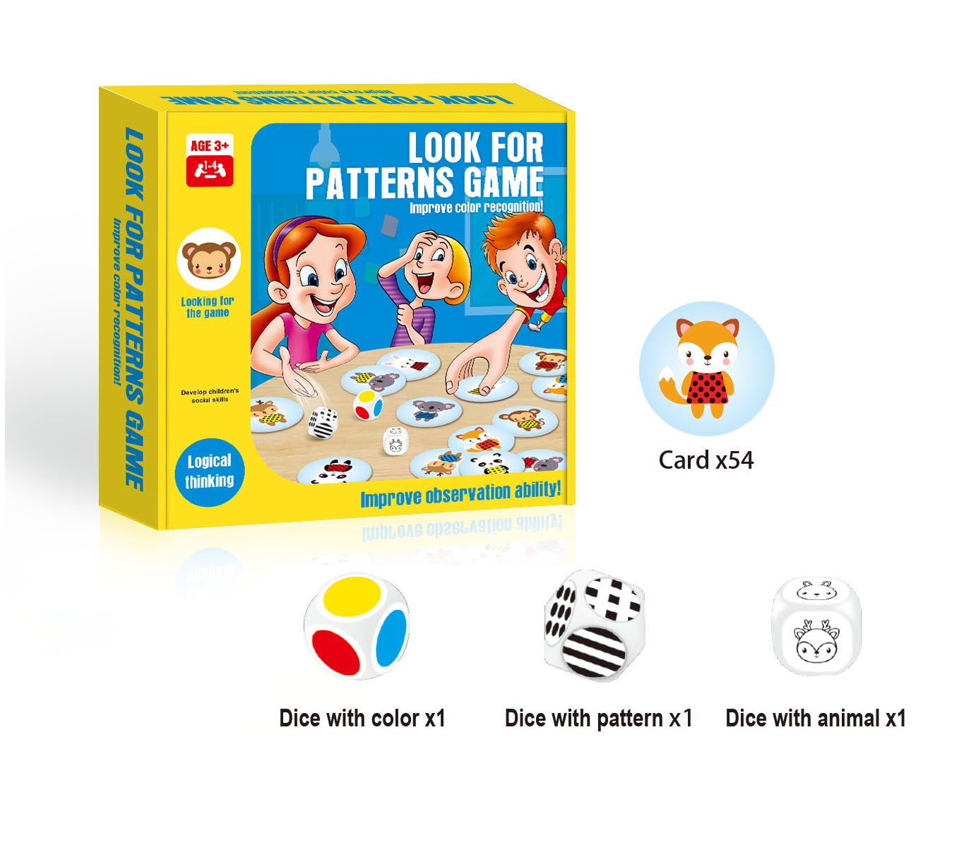 TOYBILLION Looking for Patterns Game Board Game