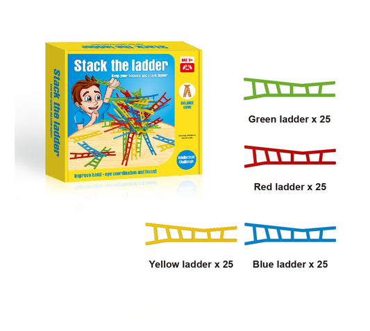 TOYBILLION Stack the Ladder Board Game