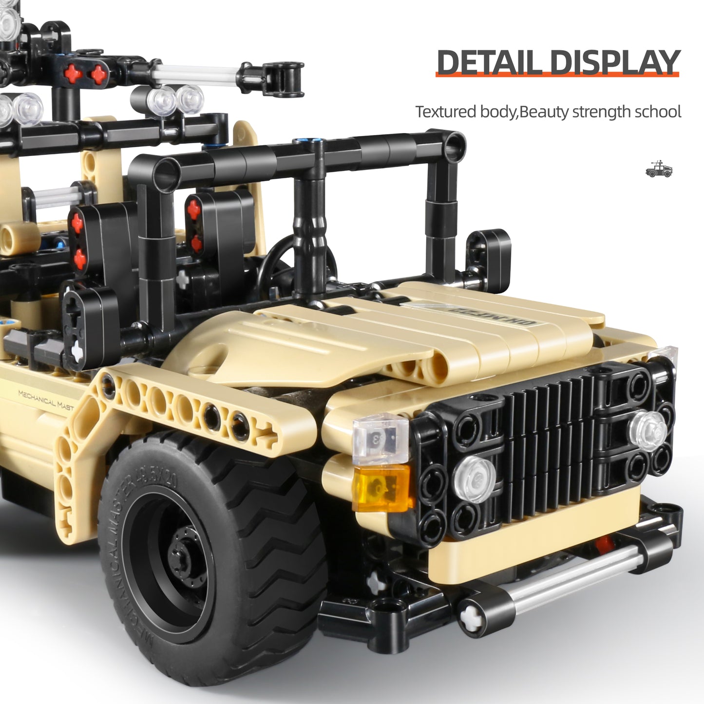 TOYBILLION 2-in-1 Remote Control Armed Off-road Vehicle Building Kits (370PCS) -No.8022