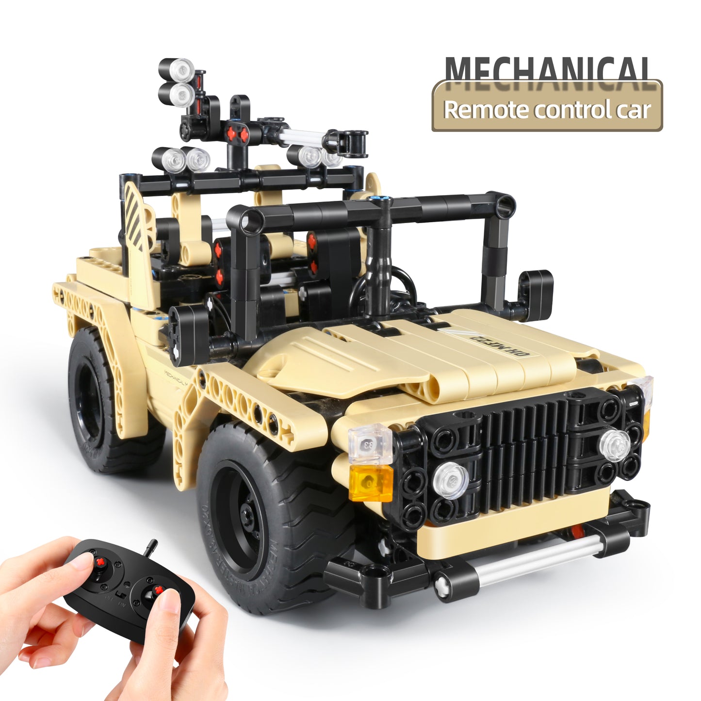 TOYBILLION 2-in-1 Remote Control Armed Off-road Vehicle Building Kits (370PCS) -No.8022