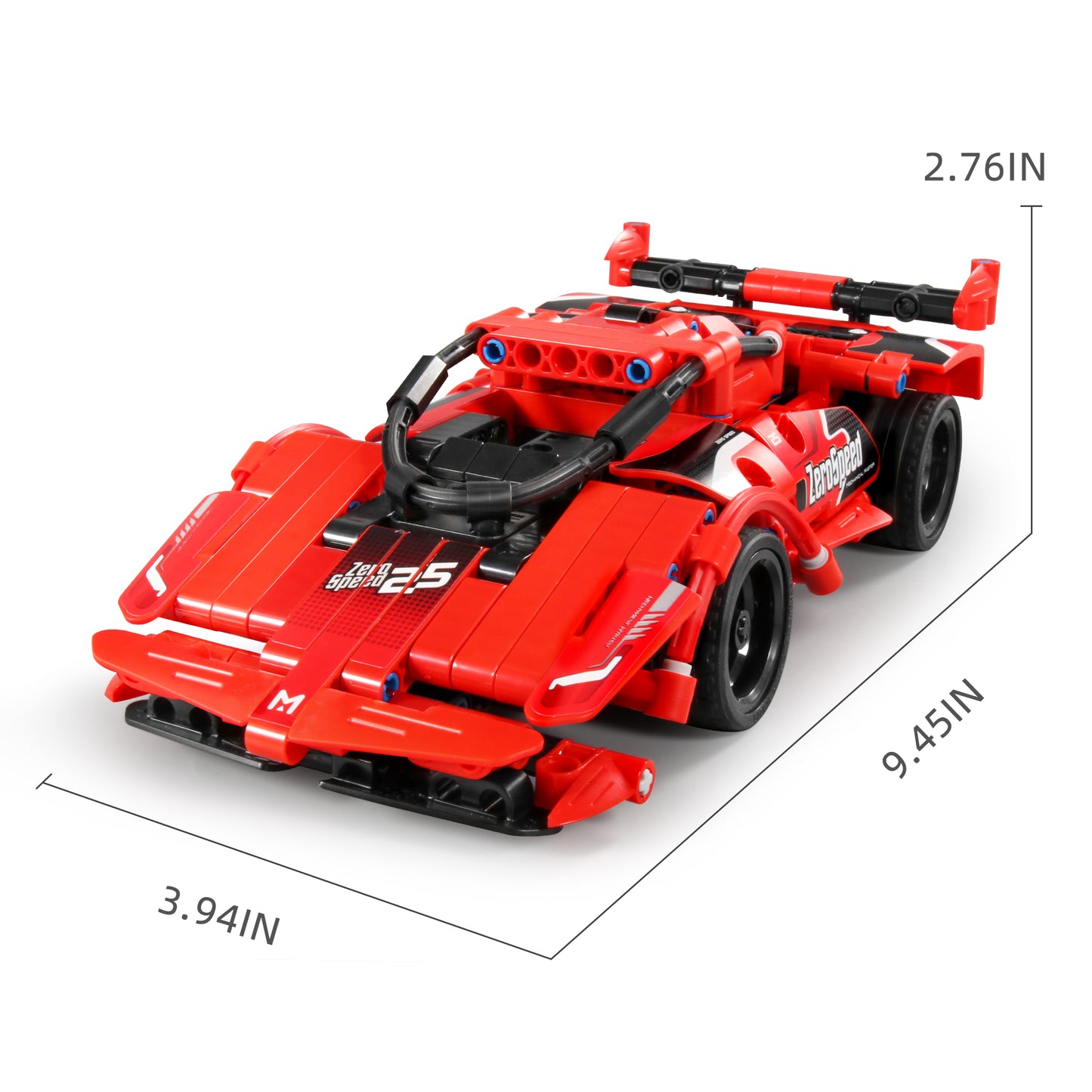 TOYBILLION 2-in-1 Remote Control Supercar Building Kits (341PCS) -No.8025