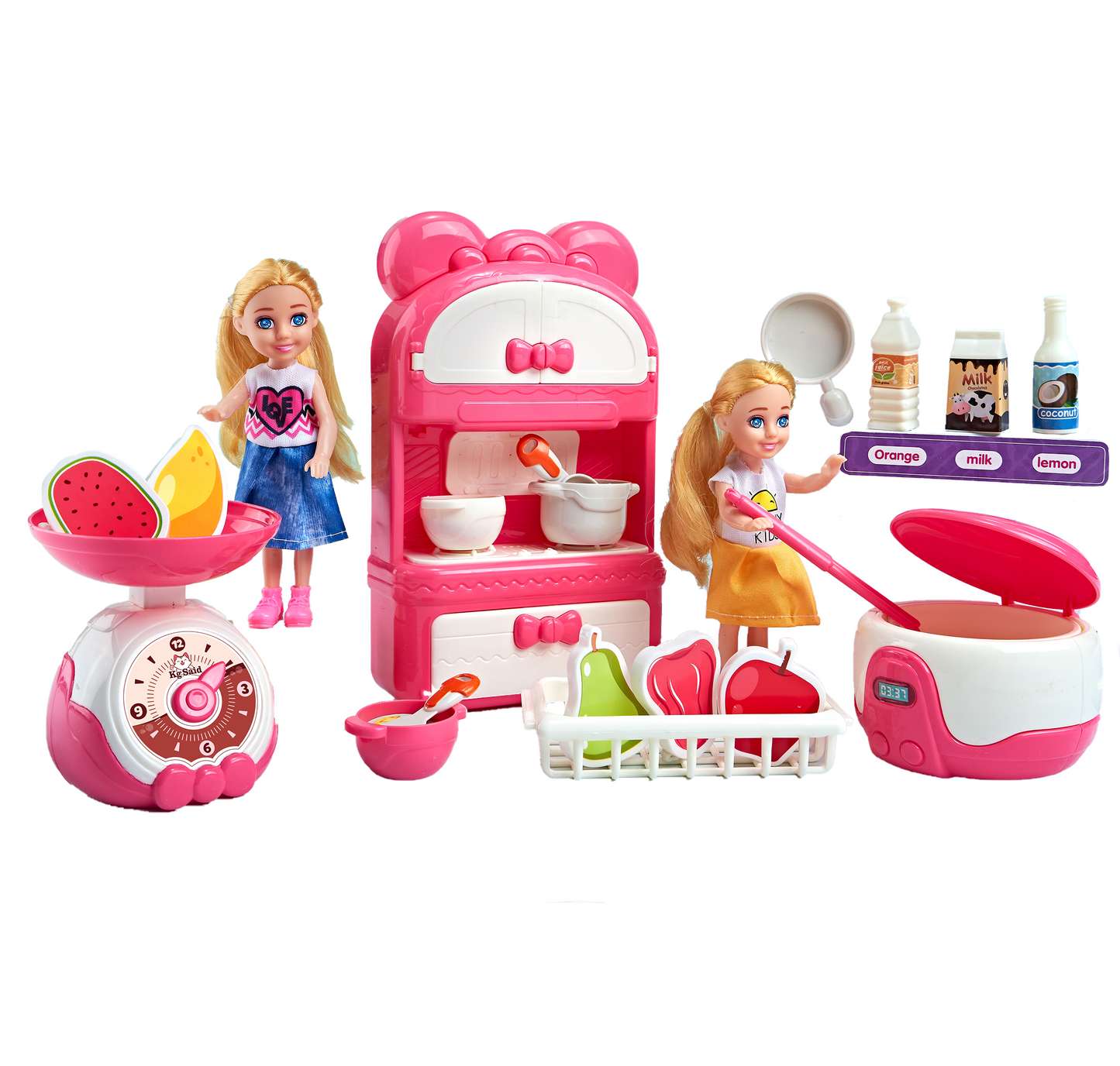 TOYBILLION Doll Kitchen Cooking Toy Play Set