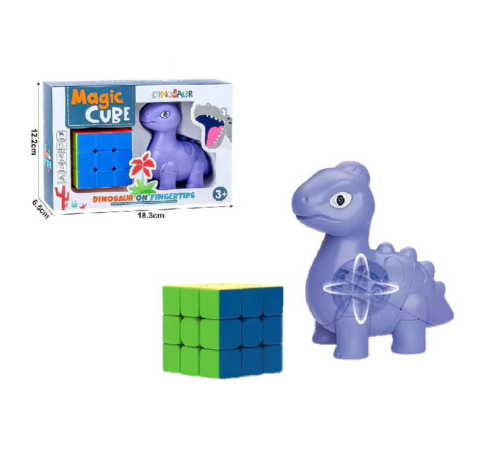 TOYBILLION Dinosaur Magic Wrist Dragon Cube Set, Puzzle Cube Toy for Child Teen Boys & Girls Gifts