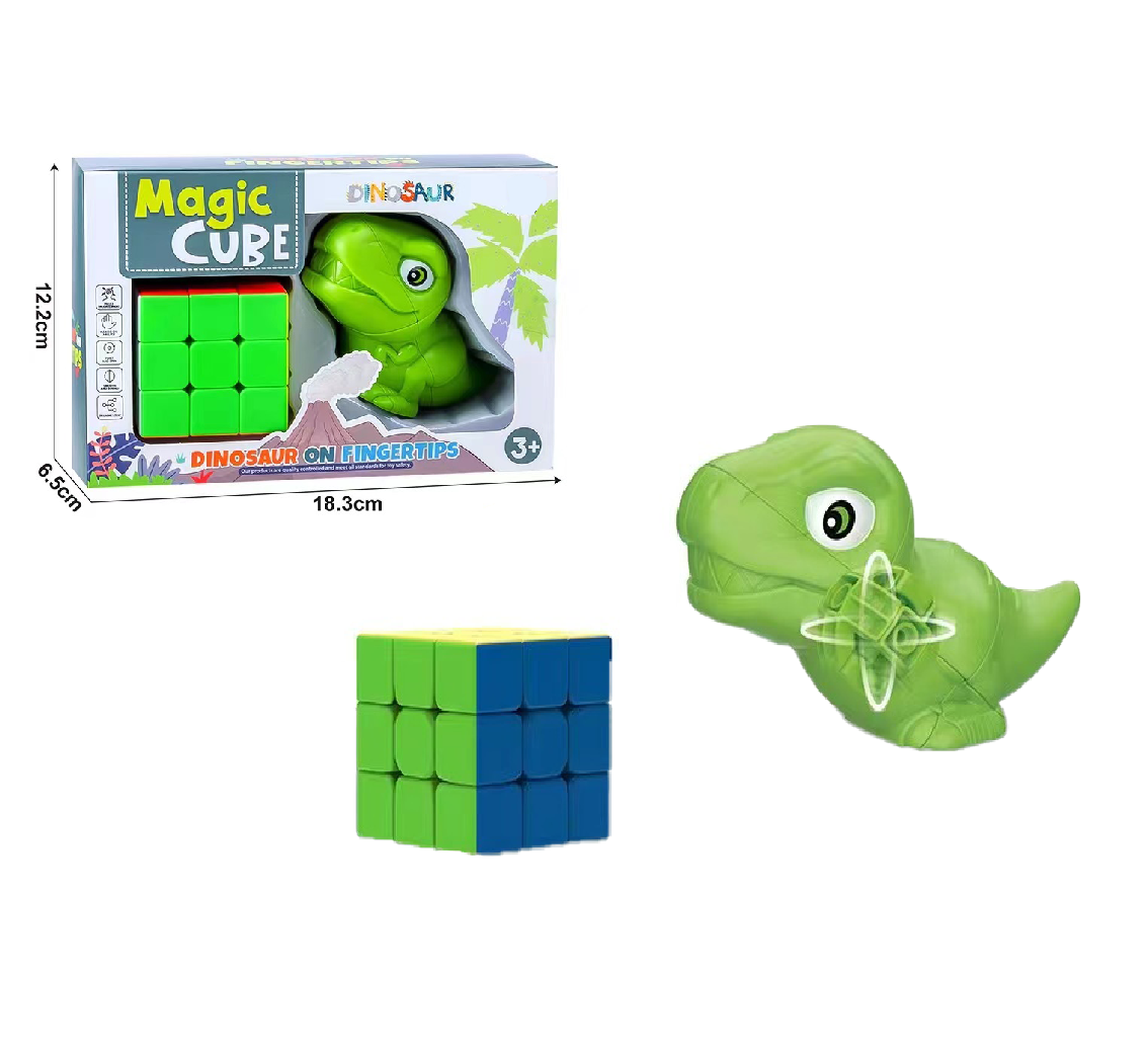 TOYBILLION Dinosaur Magic Tyrannosaurus Cube Set, Puzzle Cube Toy for Child Teen Boys & Girls Gifts