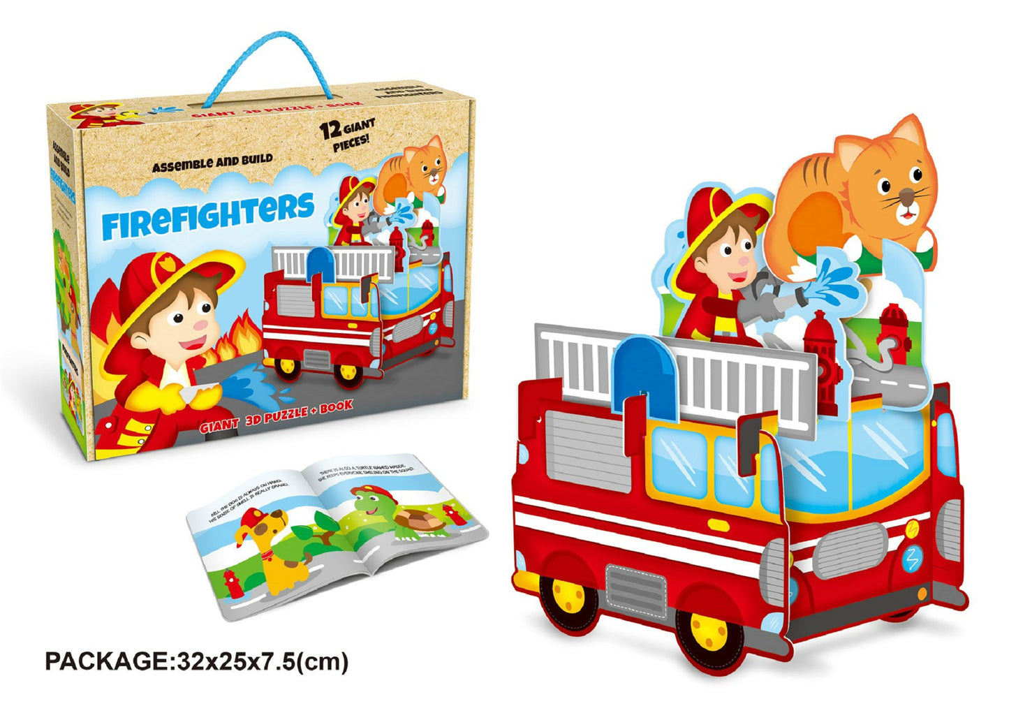 TOYBILLION 3-D Puzzle Kids Craft Kits-Firefighter