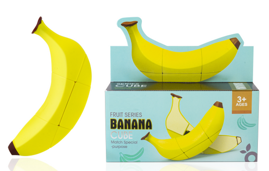 TOYBILLION Banana Rubik Cube 3x3-Fruit Puzzle